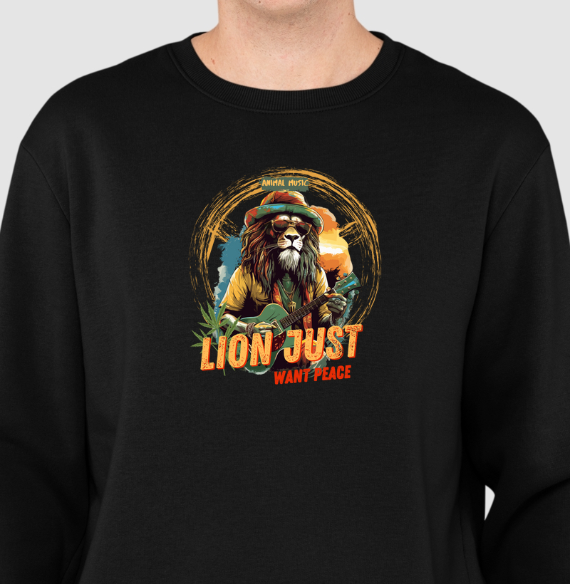 Suéter Moletom Lion Just