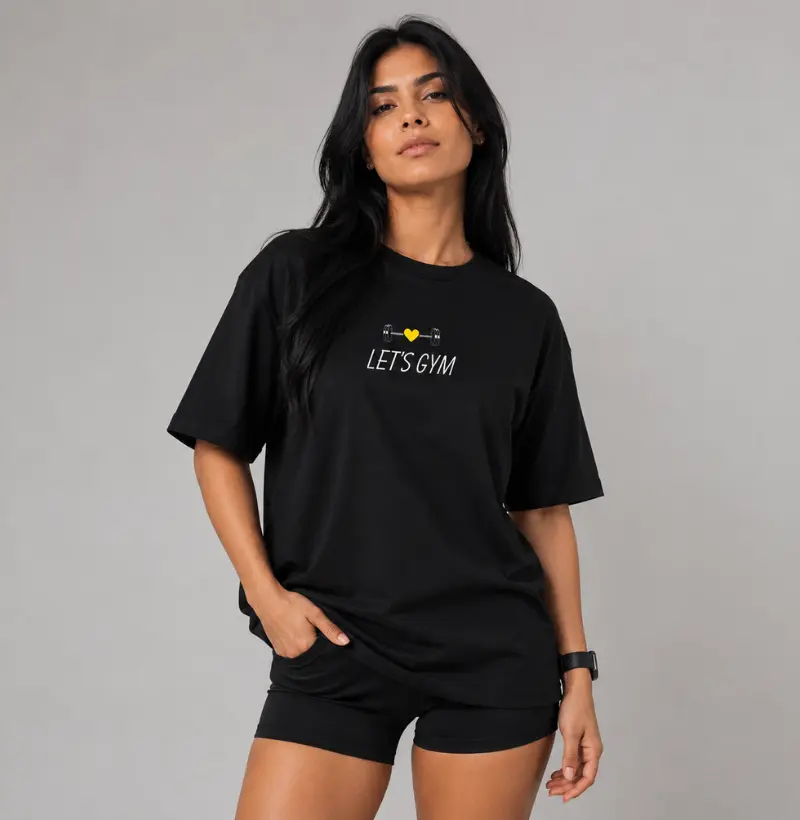 Camiseta Let’s Gym – TRENO | Hora de Treinar