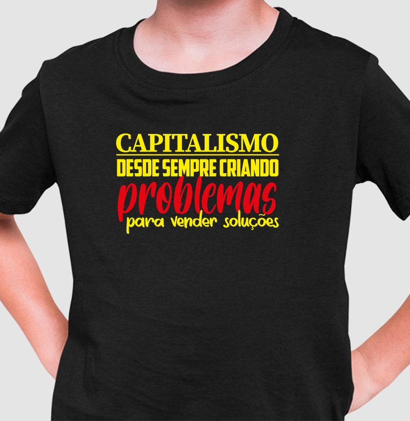 Problemas no Capitalismo (ALT) - Camiseta Infantil