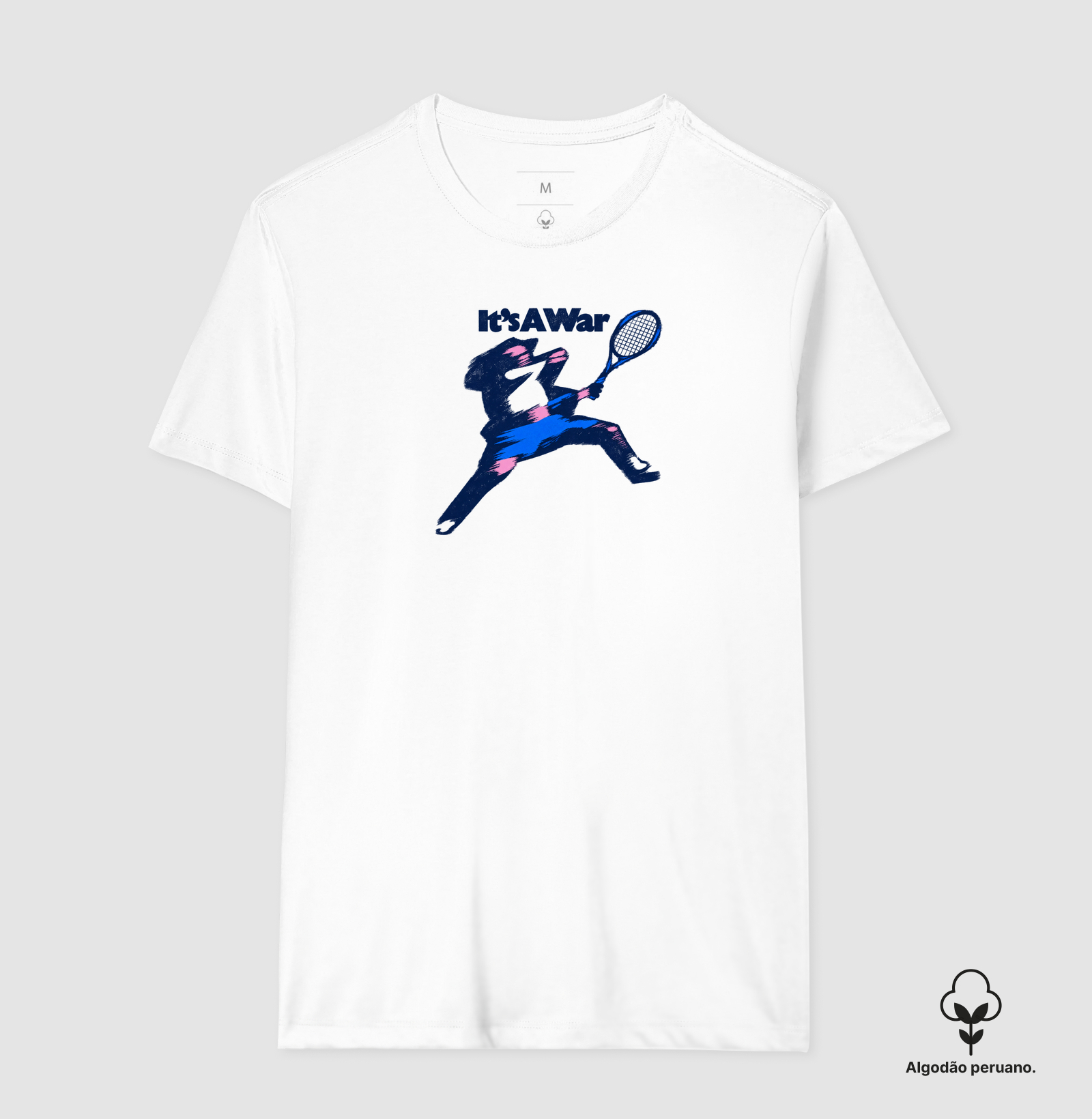 IT'S A WAR - Camiseta Algodão Peruano