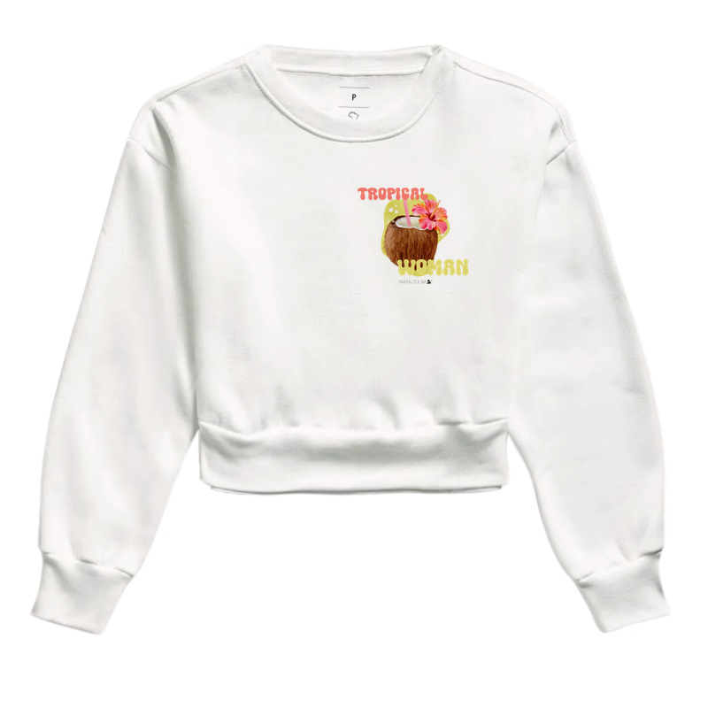 Tropical - Cropped Moletom