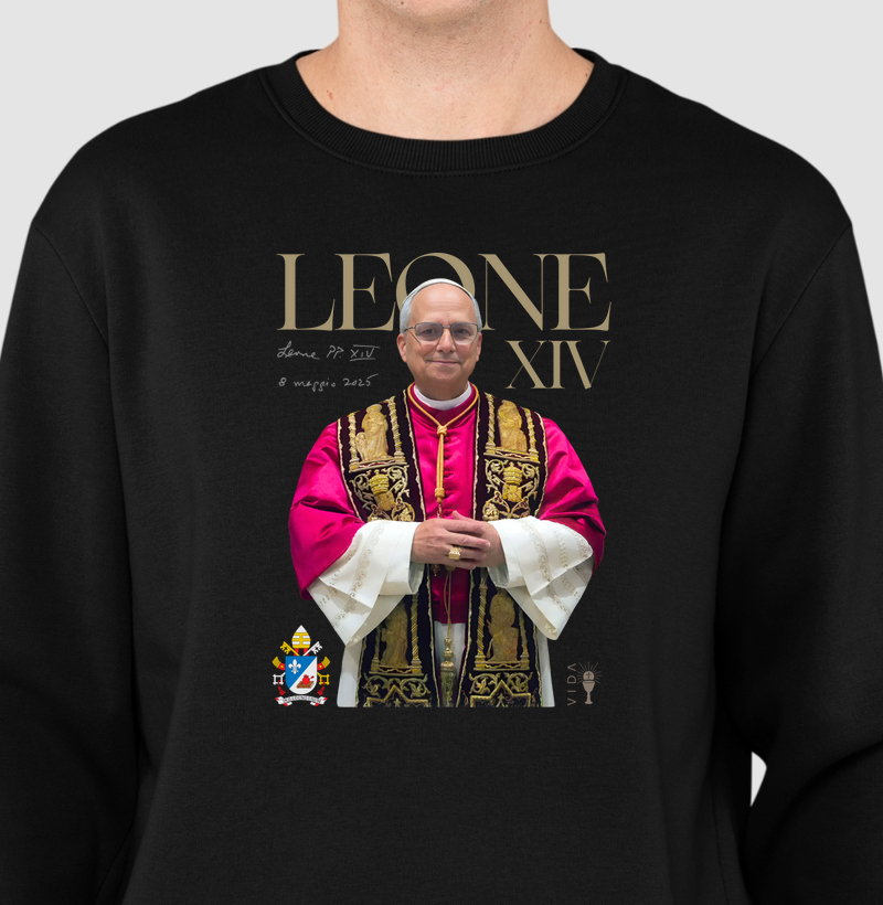 Leone XIV com assinatura