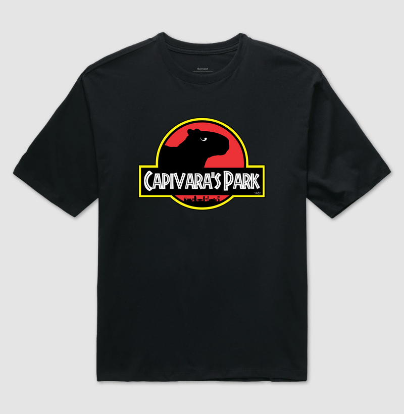 Camiseta Capivara's Park - Camiseta Oversized