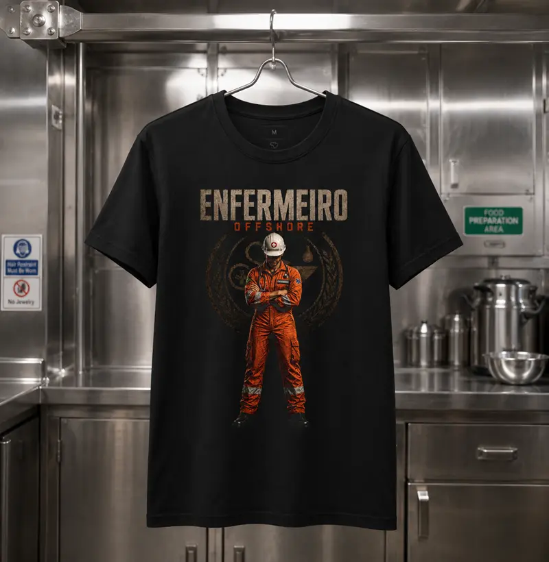Enfermeiro Offshore Hero - Camiseta