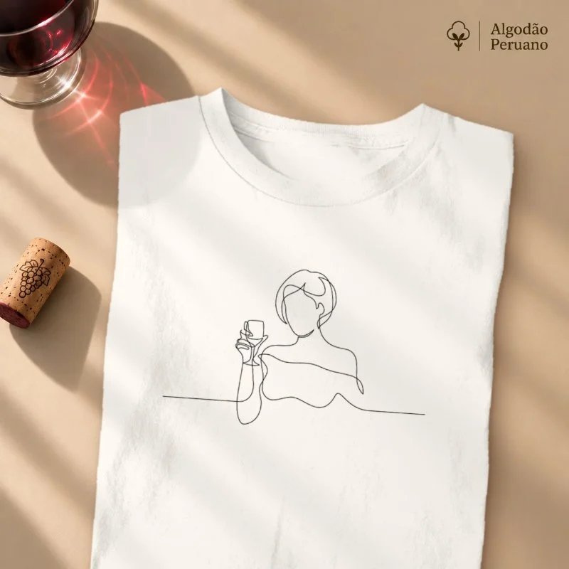 Camiseta Mulheres do Vinho - Camiseta Algodão Peruano
