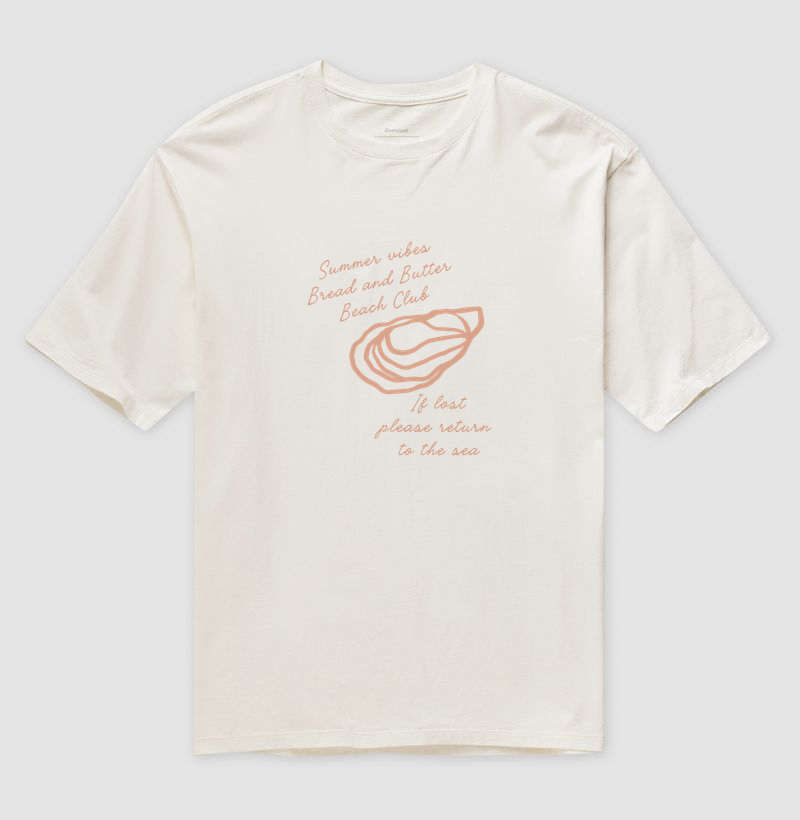 Camiseta Oversized Beach Club