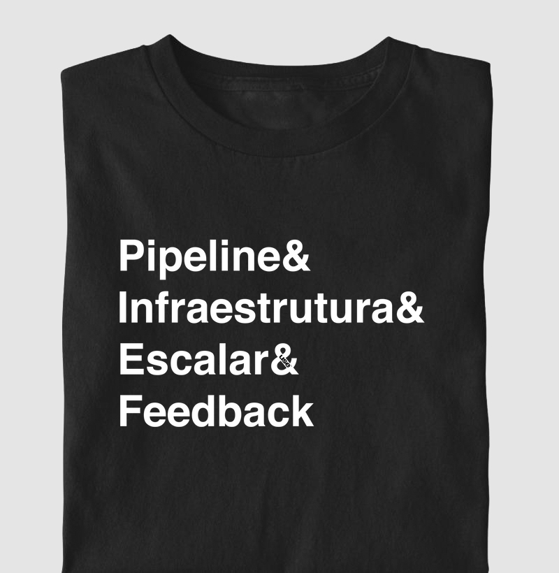 “Pipeline & Infraestrutura & Escalar & Feedback” T.I