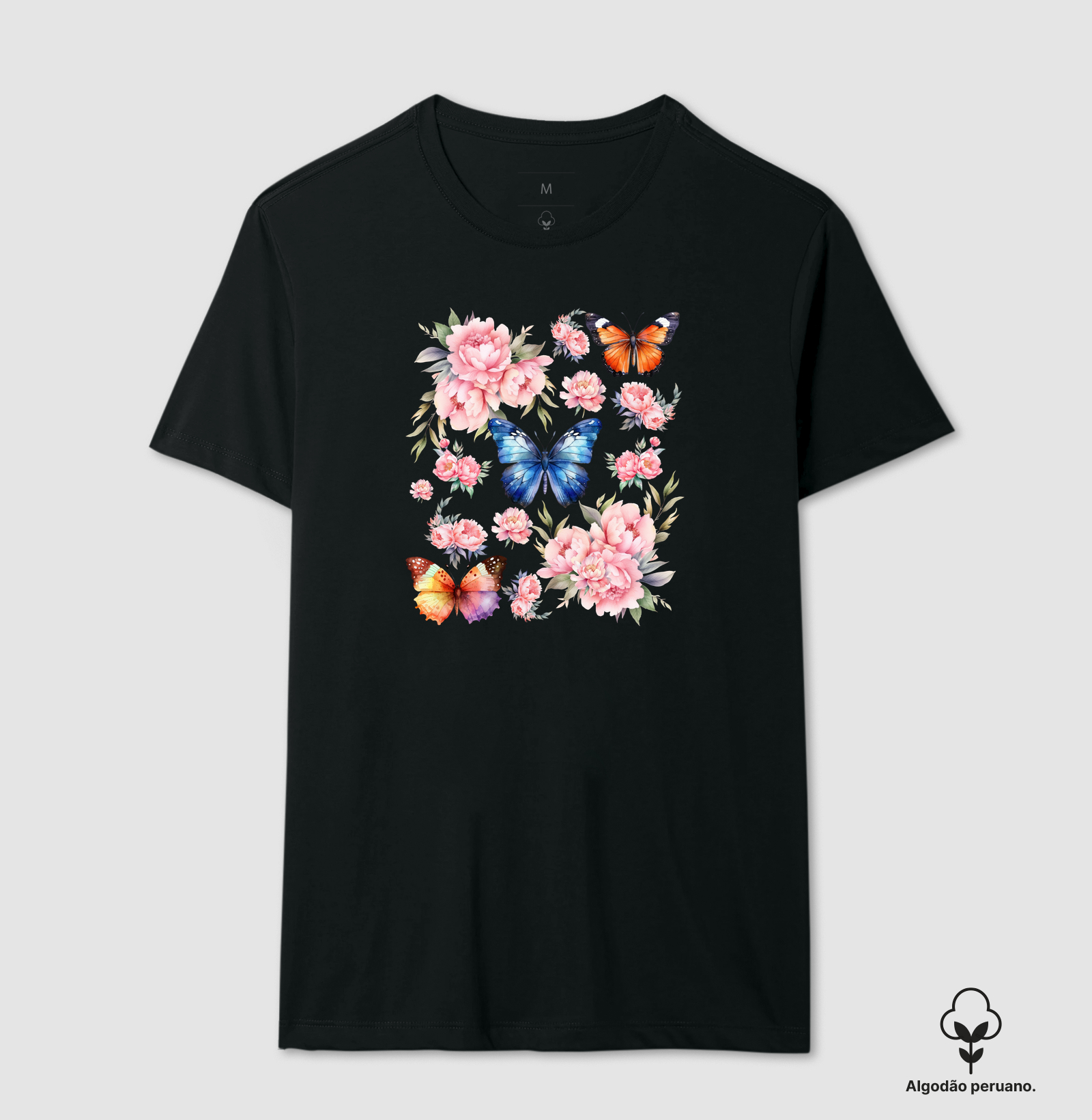 Camiseta Borboletas & Flores