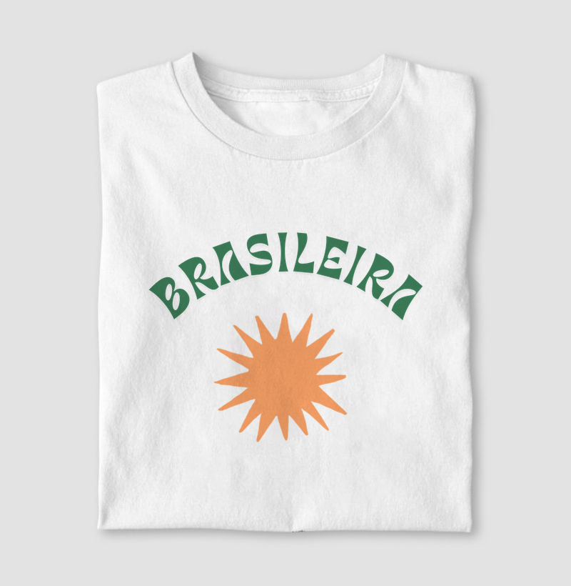 Brasileira fundo branco