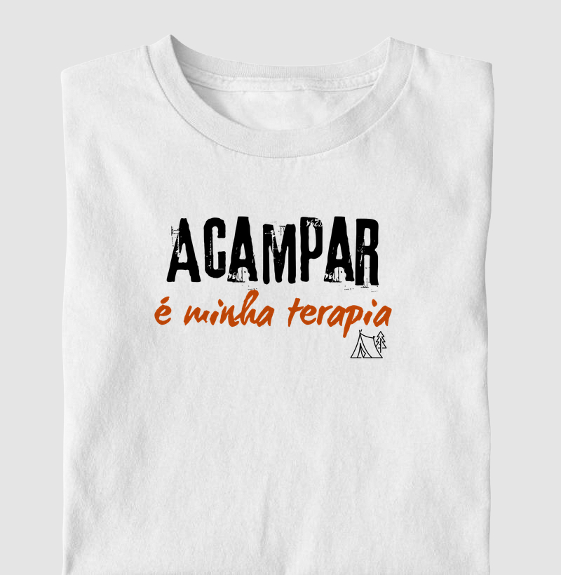 Acampar é minha terapia