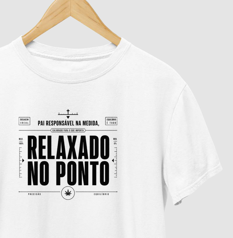 Pai responsável na medida, relaxado no ponto.