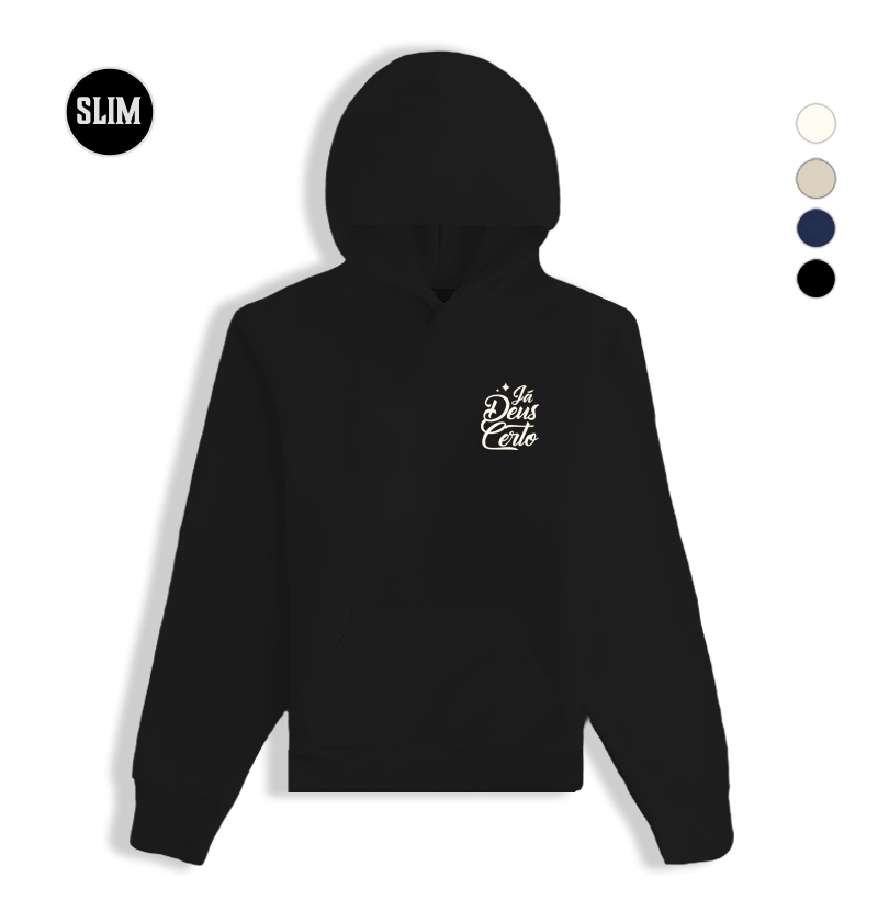 Hoodie Já Deus Certo Script
