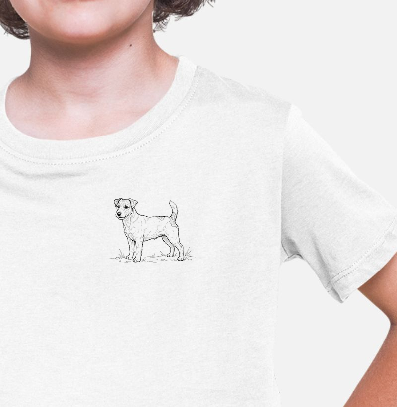 Jack Russell - Desenho - Camiseta Infantil