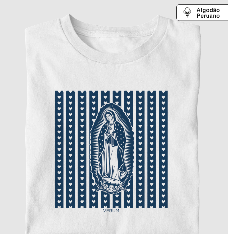 Guadalupe Heart - modelo feminino e unissex - moda católica tradicional