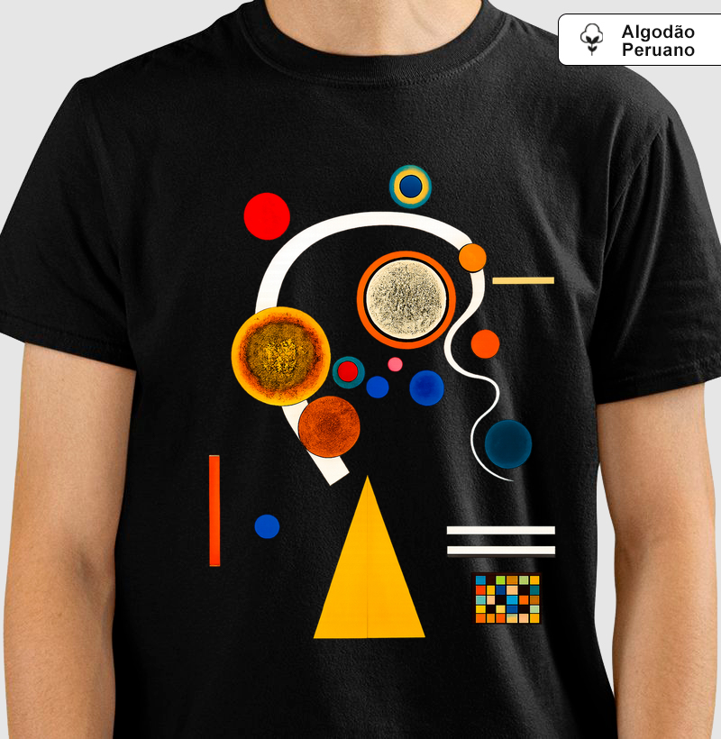 Kandinsky Arte Abstrata Geométrica Premium 