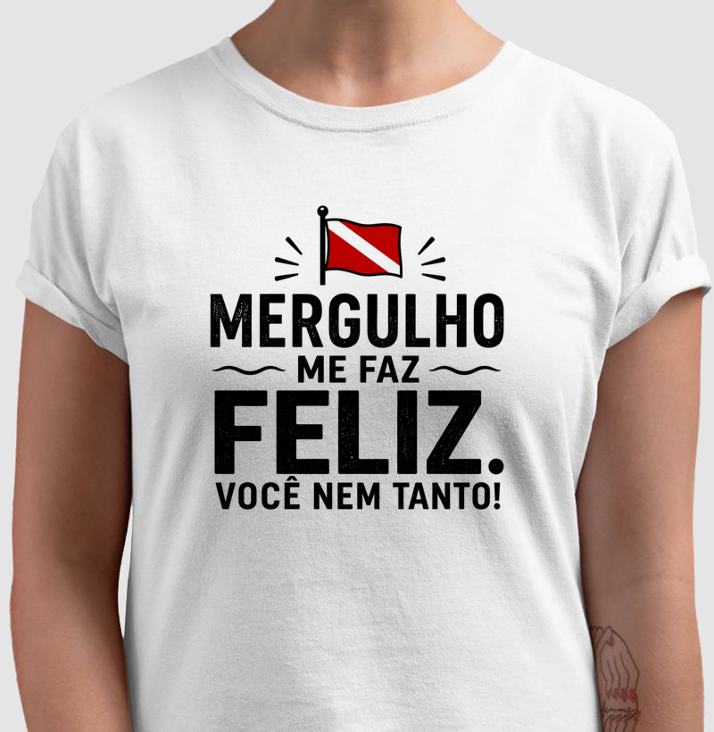 Mergulho me faz feliz