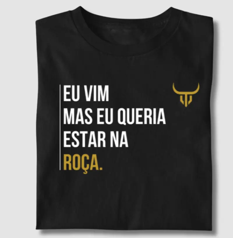 Eu vim mas eu queria estar na roça