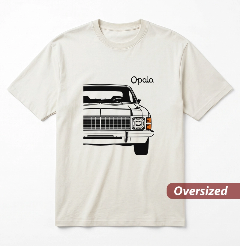 Frente Opala | Branco - Camiseta Oversized