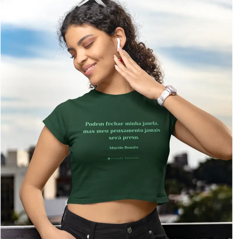 Camiseta Adulto Pensamento by Murilo Bonato