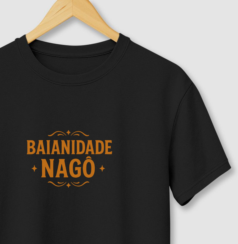 Camiseta Baianidade nagô! Coleção Baianês. Algodão Premium
