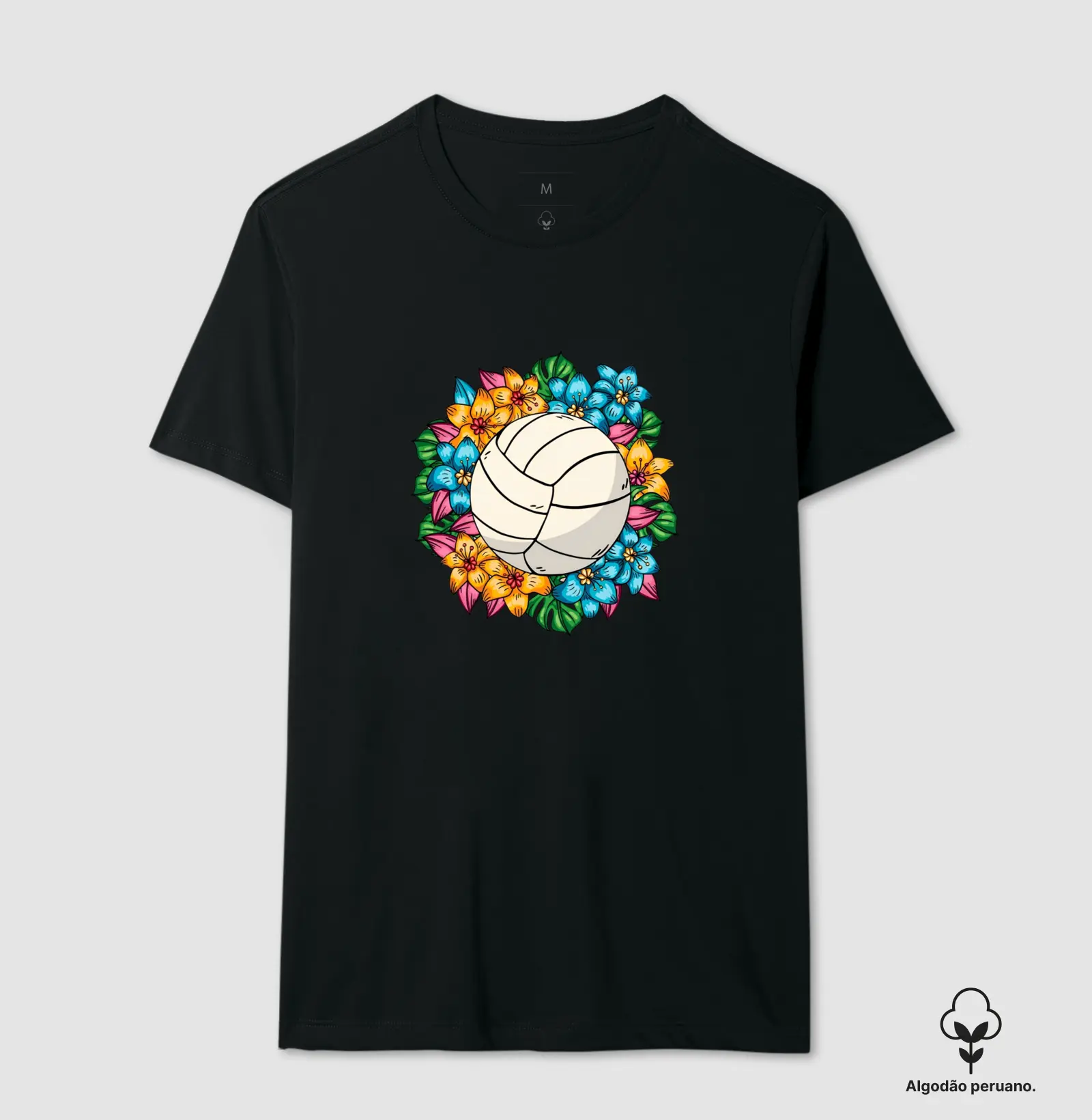 Camiseta Premium Vôlei Floragem