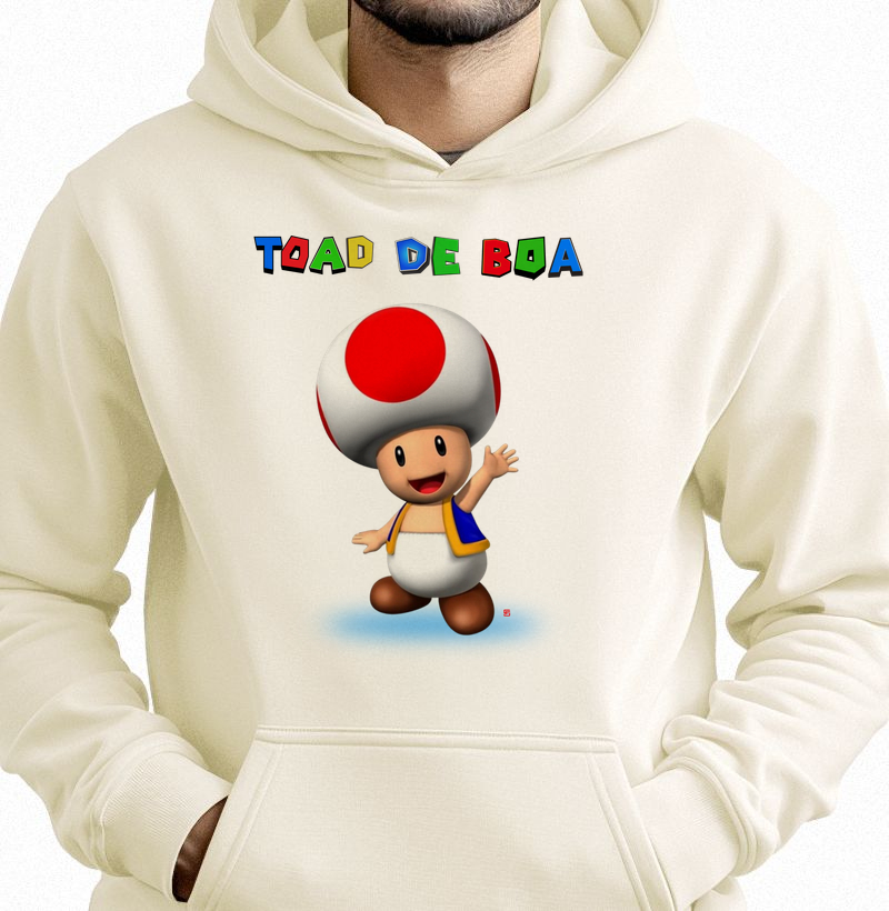 Hoodie Moletom Toad de boa