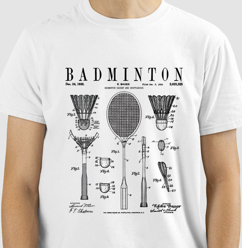 Camiseta badminton patente