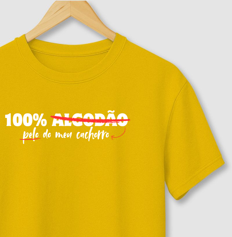 100% pelo de cachorro