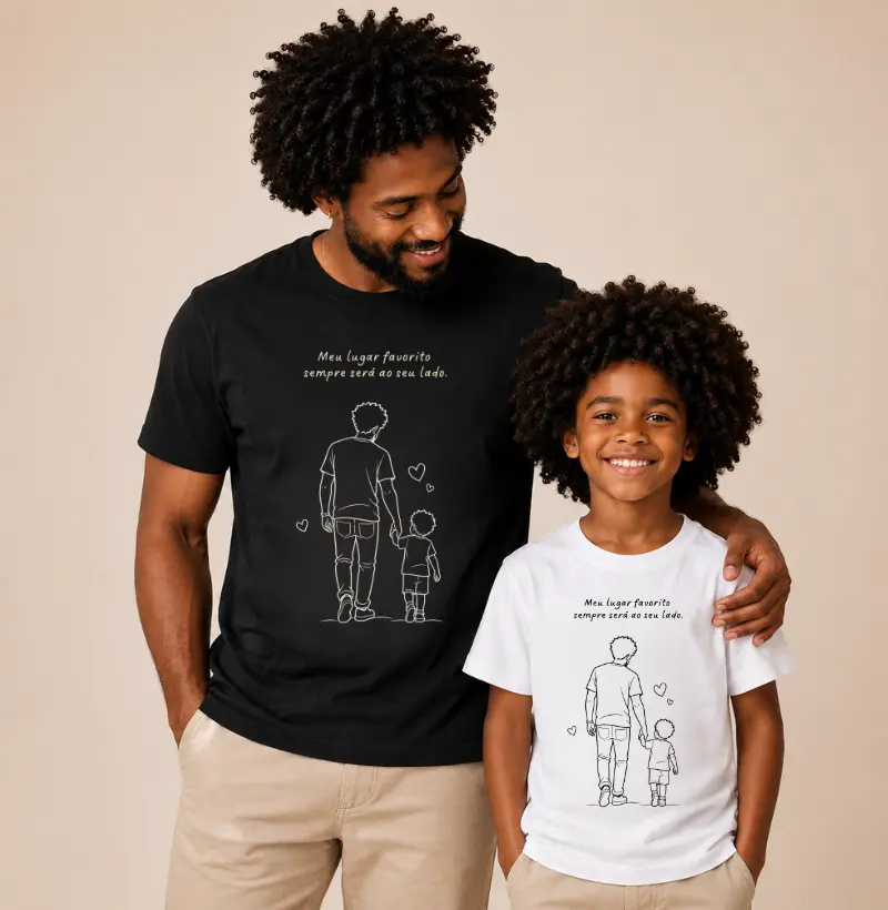 Pai e Filho – Meu lugar favorito sempre será ao seu lado.