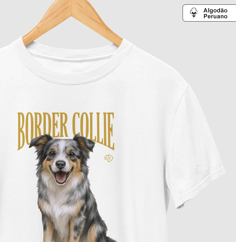 Border Collie Merle Vintage