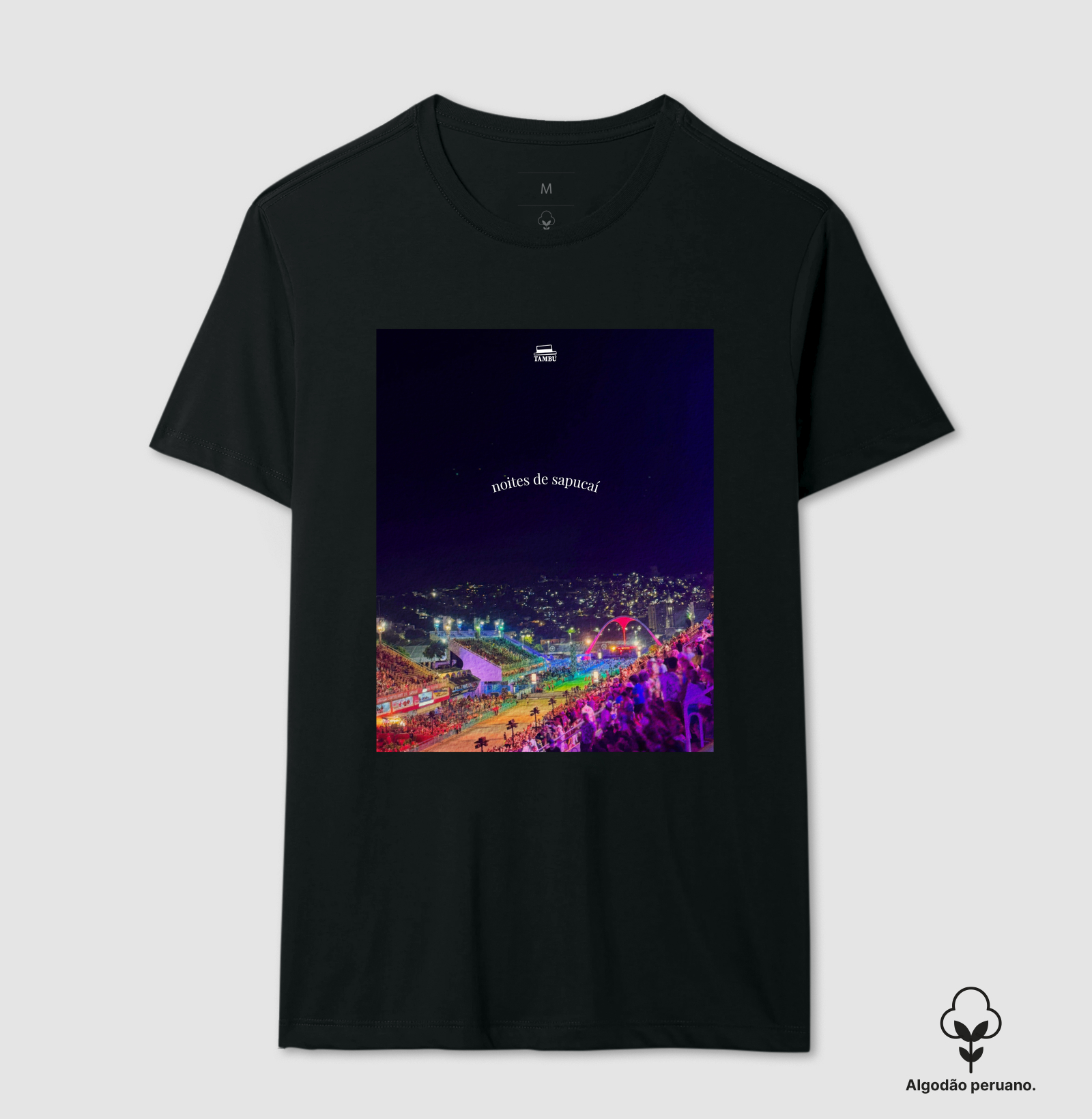 Noites de Sapucaí I - Camiseta Algodão Peruano