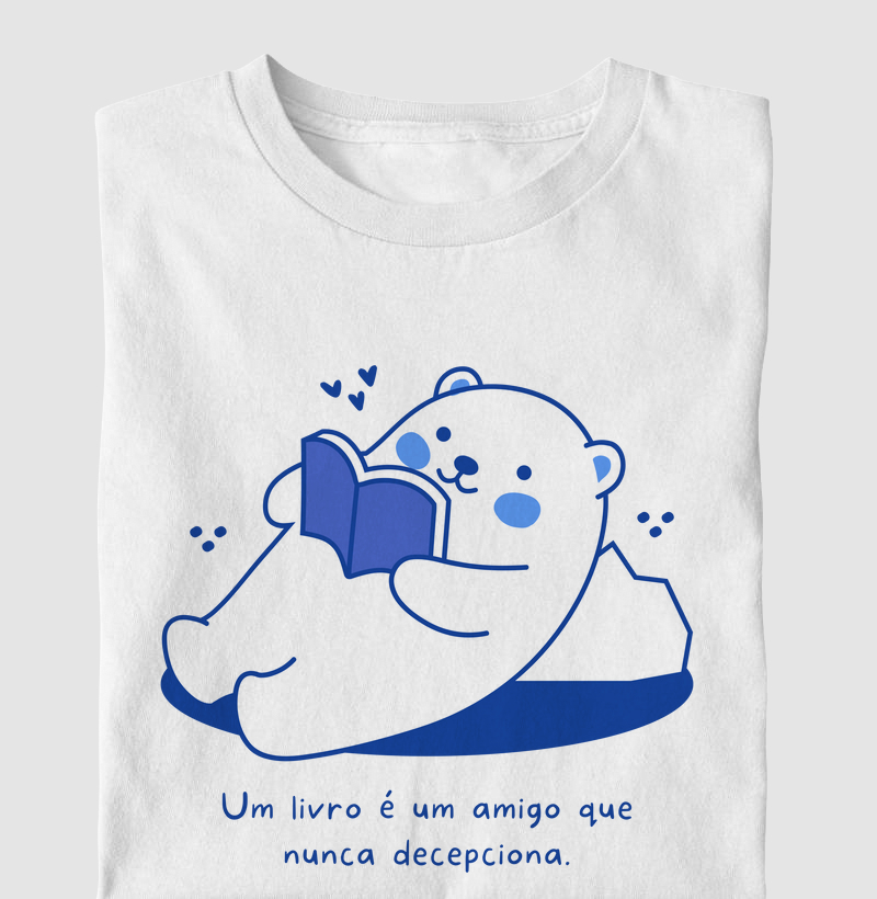 Um livro é um amigo que nunca decepciona