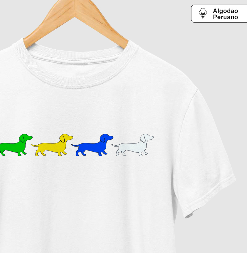 Dachs nas cores do Brasil