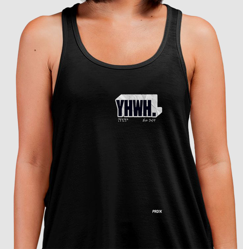 Camiseta Regata Algodão com Estampa - Yahweh (YHWH)