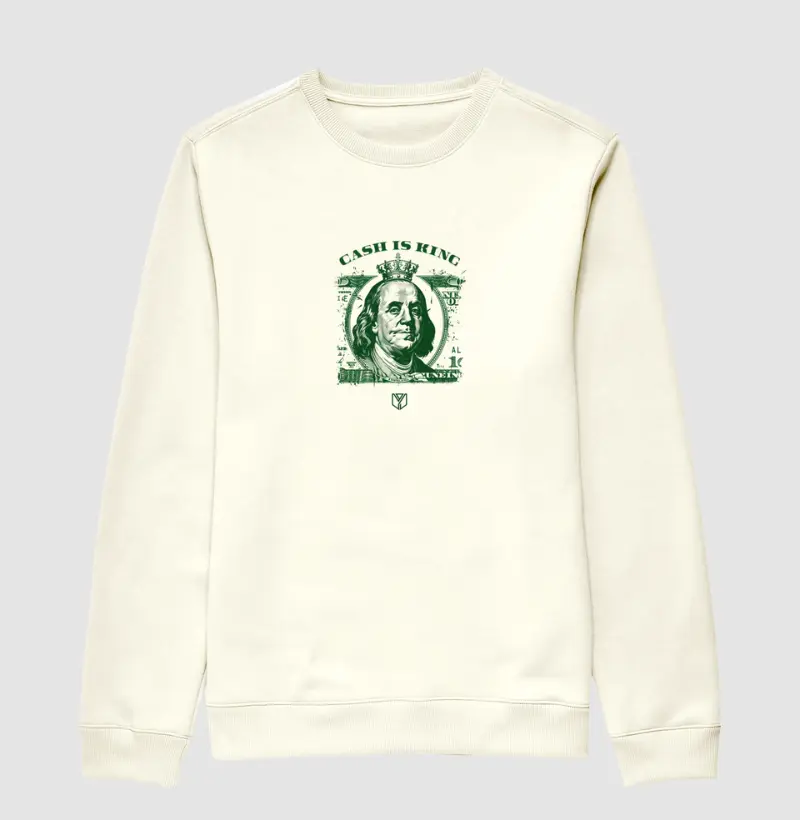 Cash is King - Illustrated - Suéter Moletom