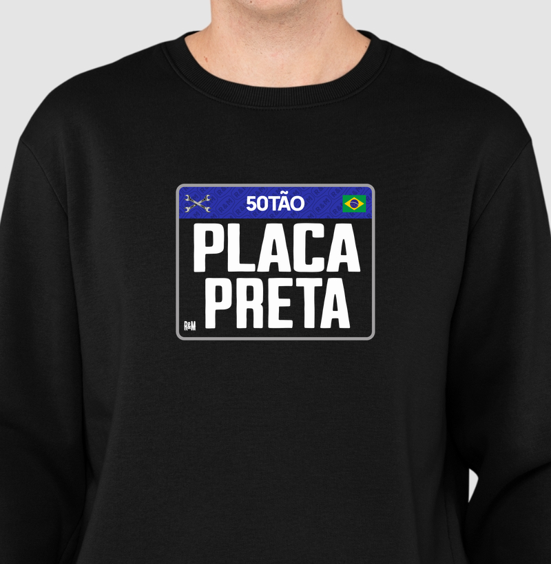 50tão Placa Preta