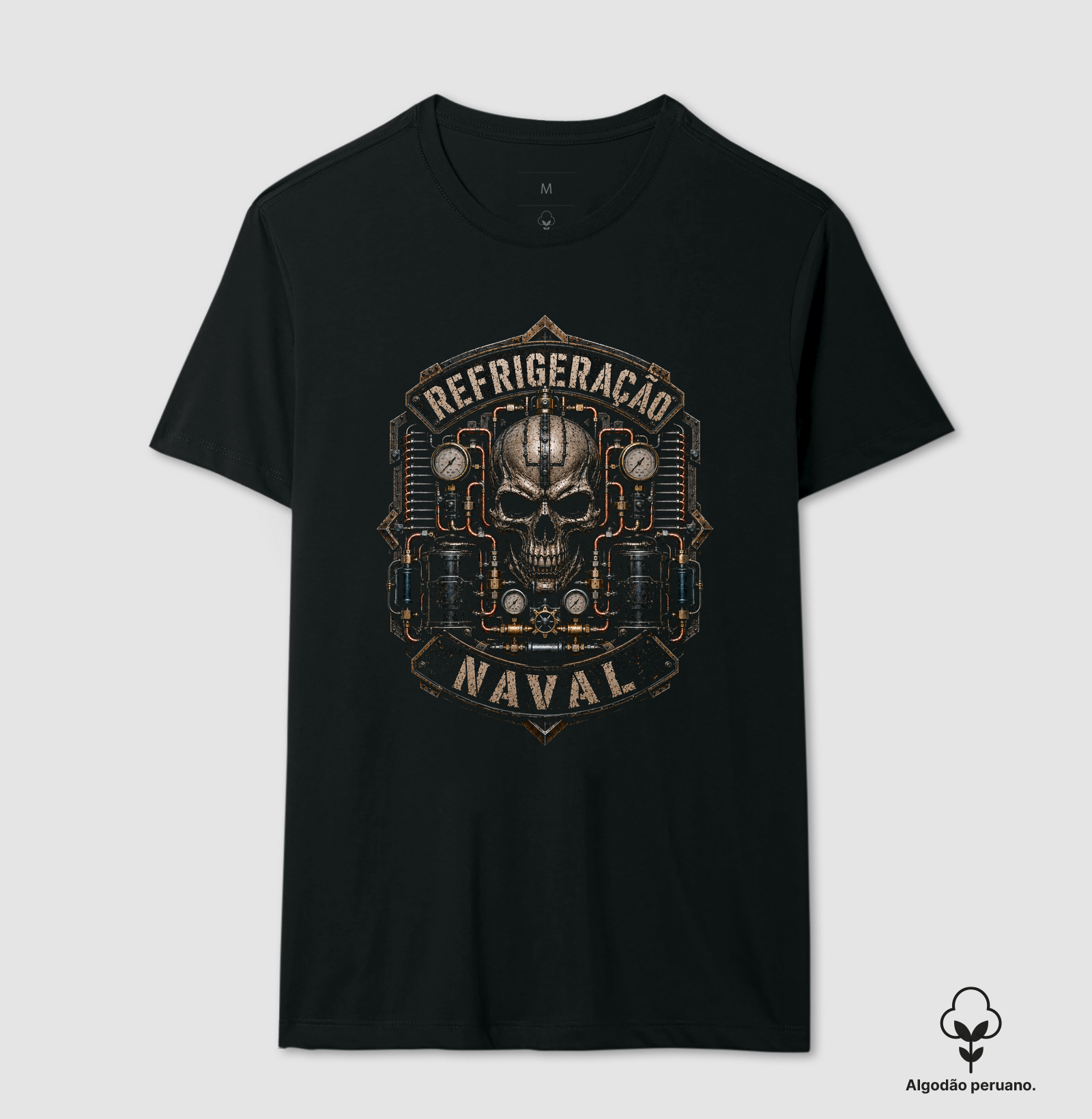 Refrigeração Naval - Camiseta Algodão Peruano