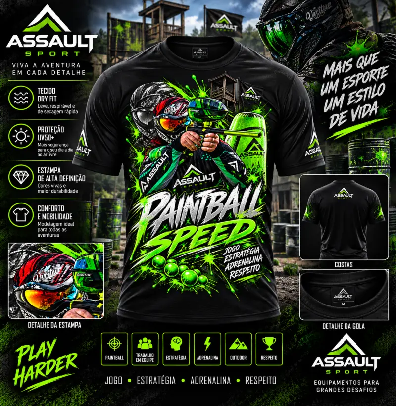 Paintball Speed  - Camiseta