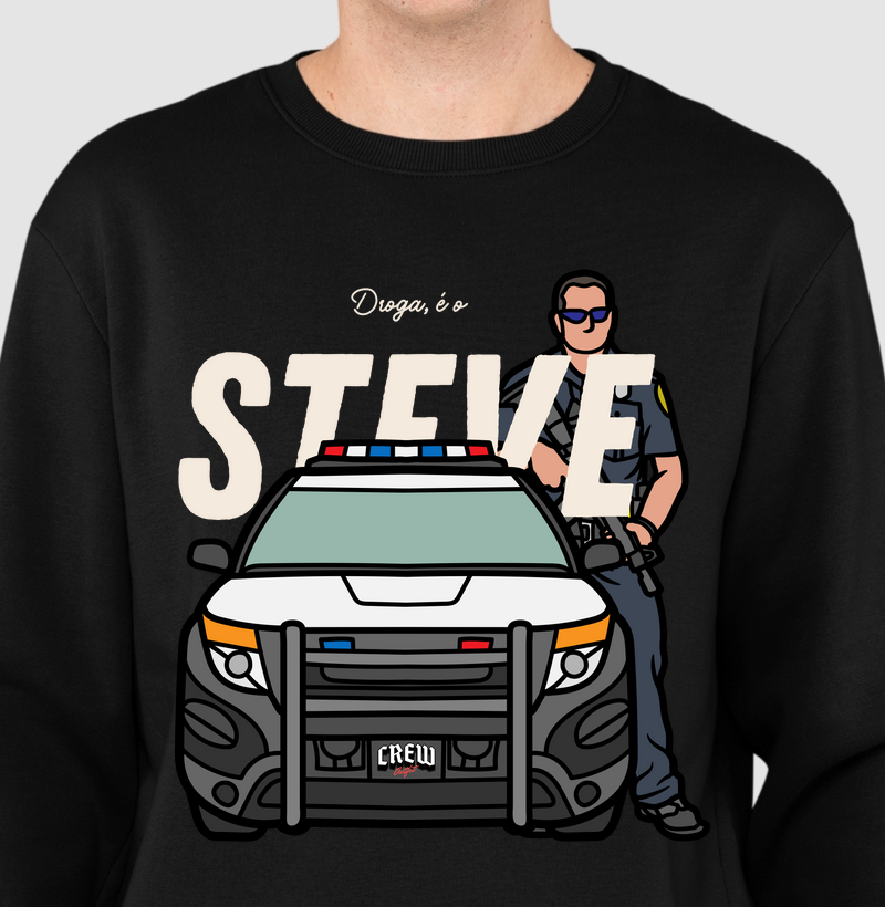 Suéter Moletom - Droga É O Steve