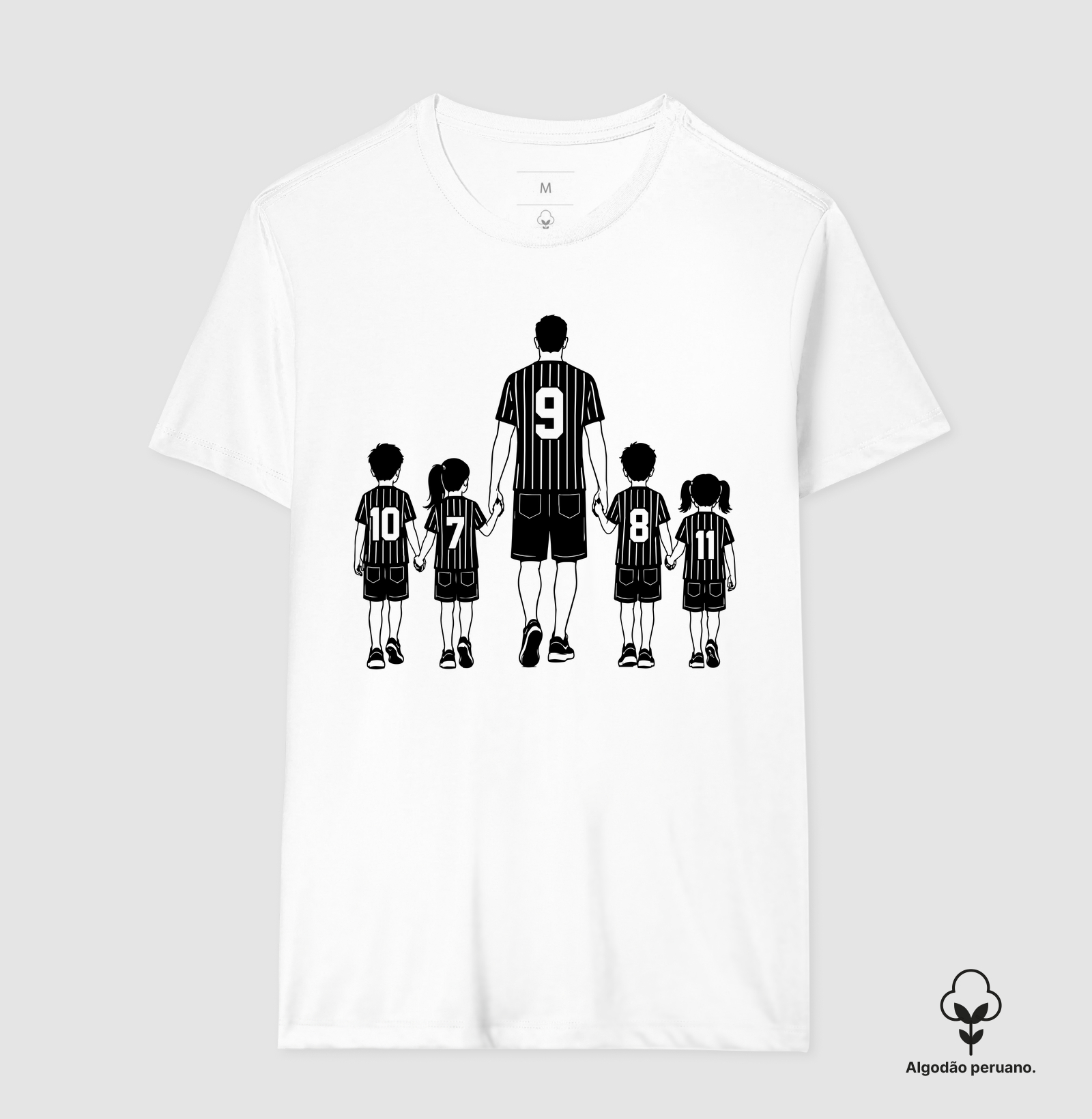 Pai e 4 filhos