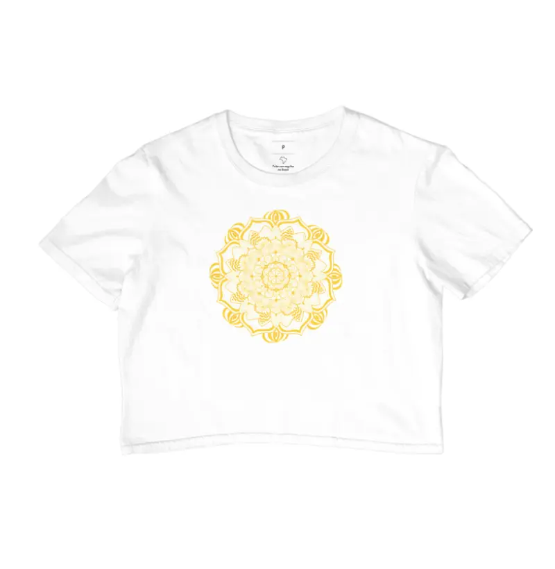 Mandala amarela Cropped