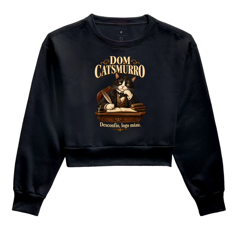 Dom Catsmurro - Cropped Moletom
