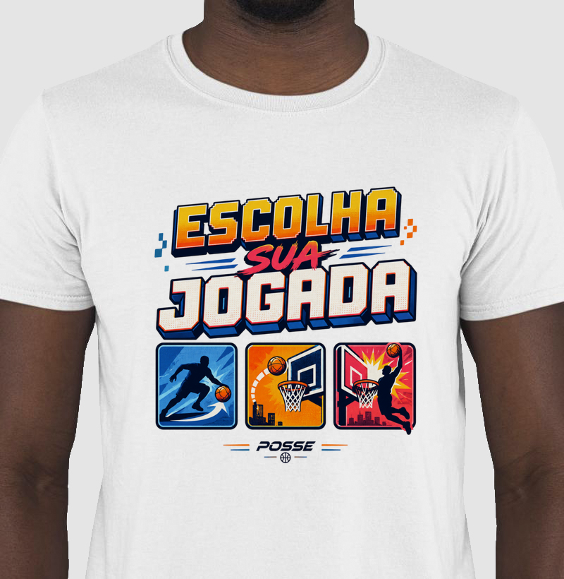 Camiseta Escolha Sua Jogada