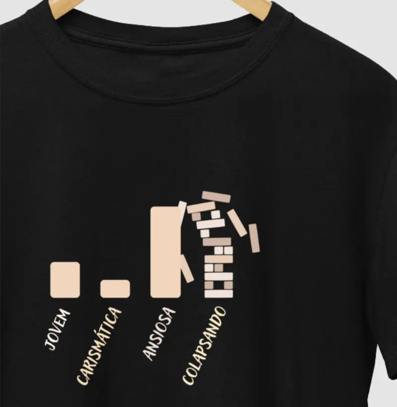 JOVEM CARISMÁTICA ANSIOSA COLAPSANDO