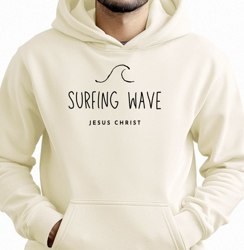 Moletom c/ capuz unisex - Surfing Wave