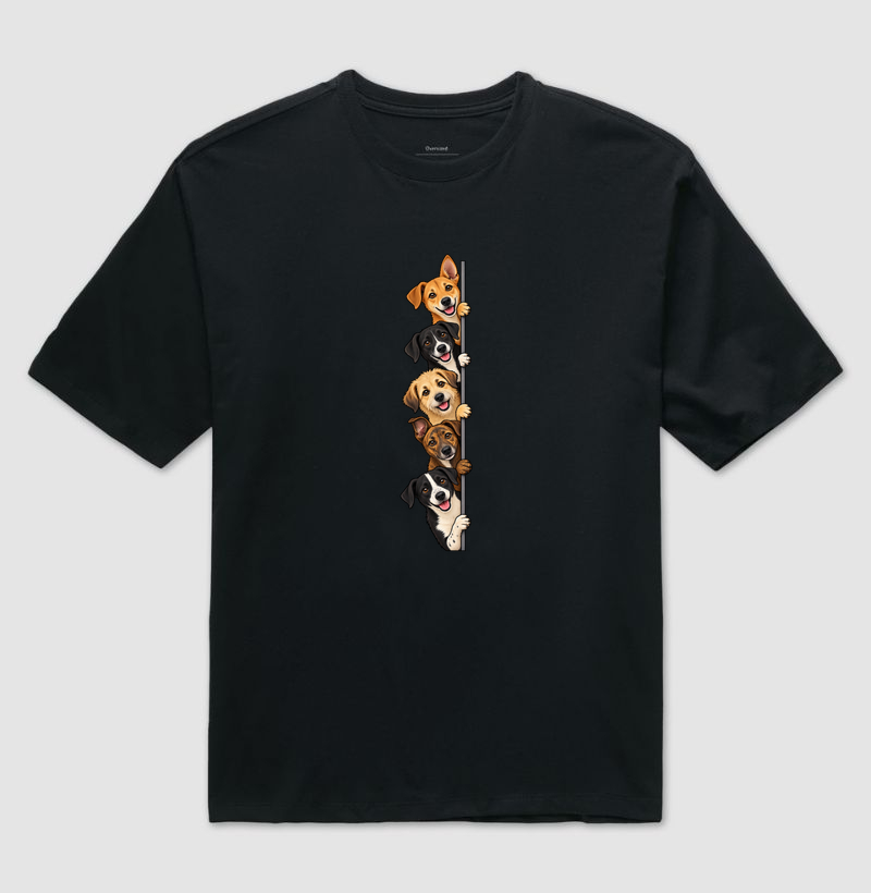 Vira-Latas de Olho - Camiseta Oversized