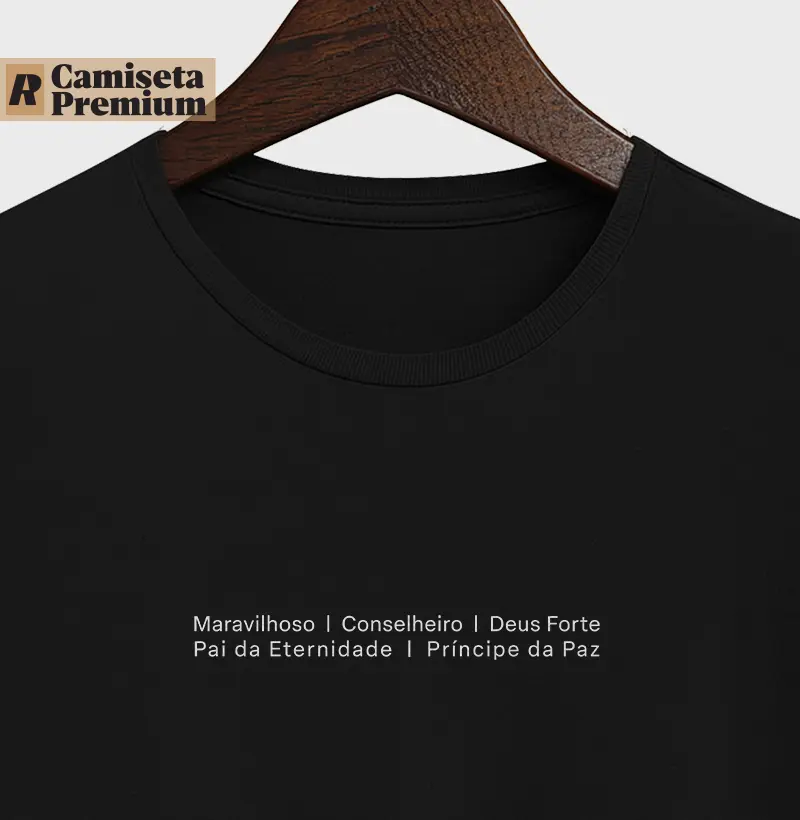 Camiseta ISAÍAS 9 - Algodão Peruano