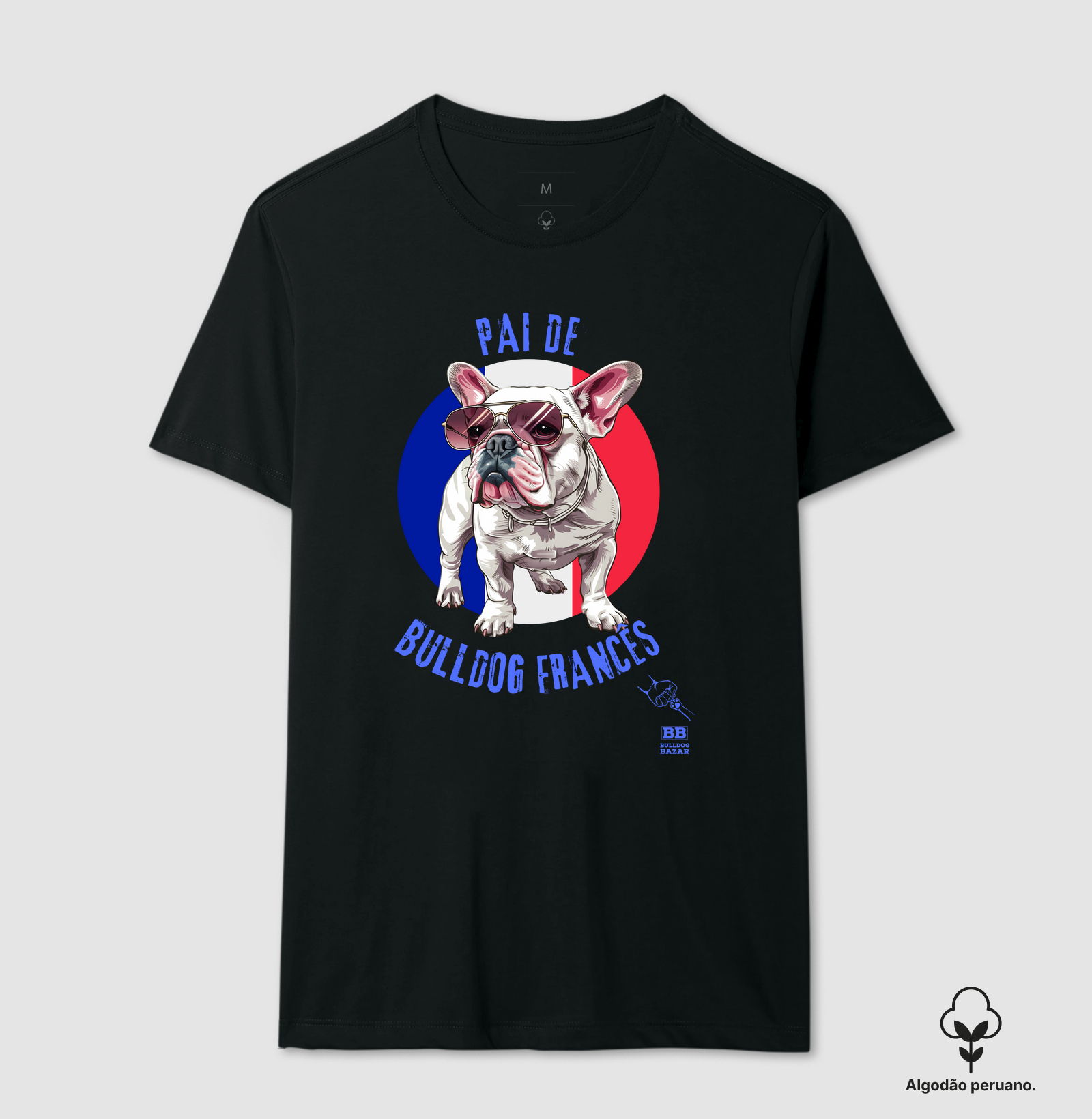 Camiseta Premium Bulldog Francês - Pai IX