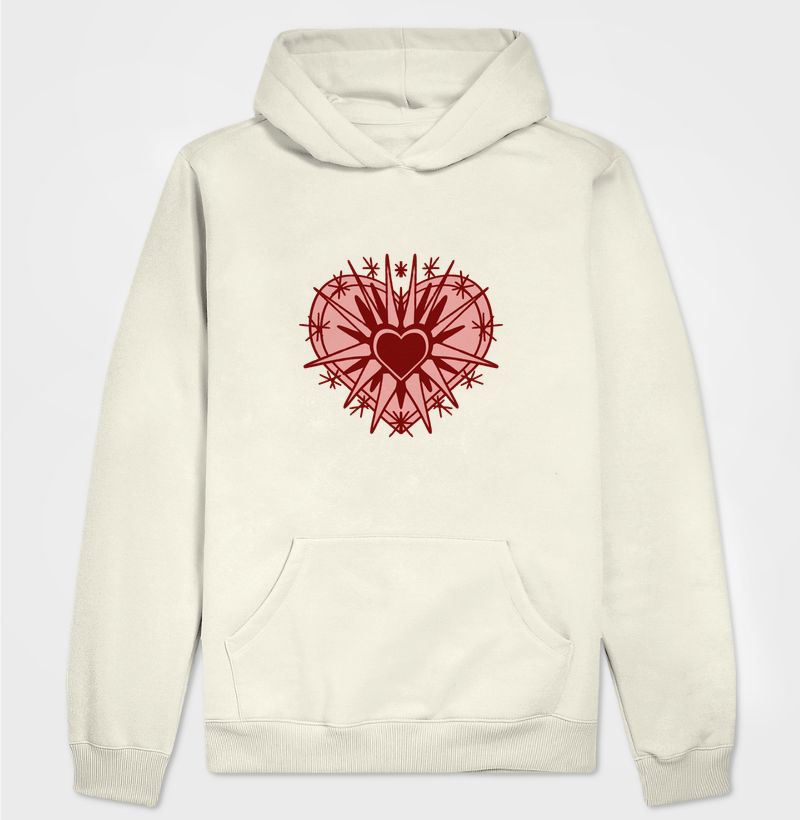 Moletom com Capuz Crowned Heart | AMMAR
