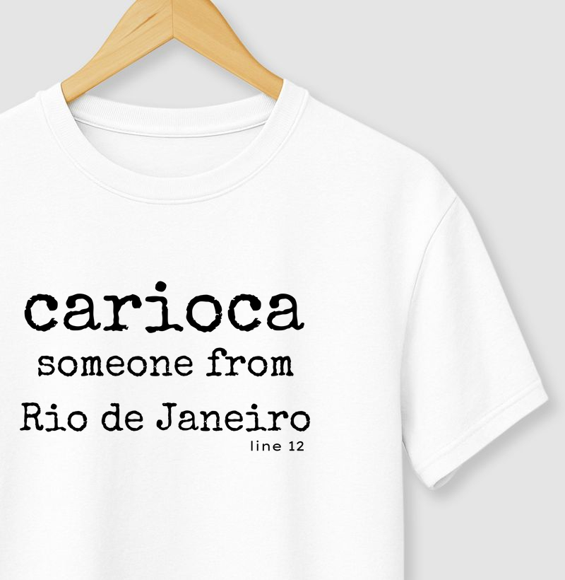 CARIOCA EM BRANCO | PRETO